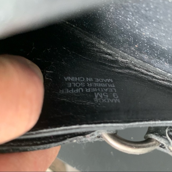 Zodiac Black Leather Madge shoes Sz 9.5 - Picture 6 of 7